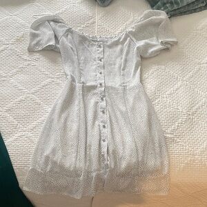 Sienna Sky Black and White Polka Dot Blouse